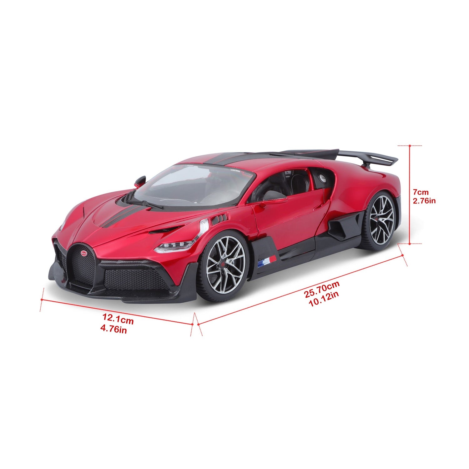 Bburago Bugatti Divo Red-Black 1:18