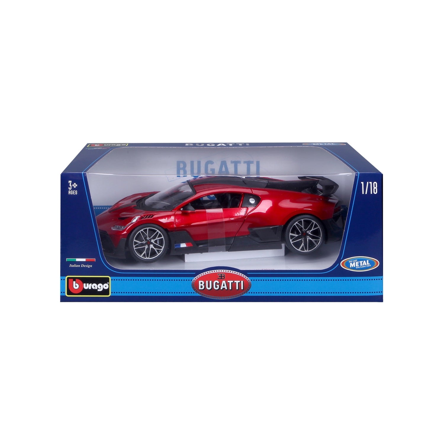 Bburago Bugatti Divo Red-Black 1:18