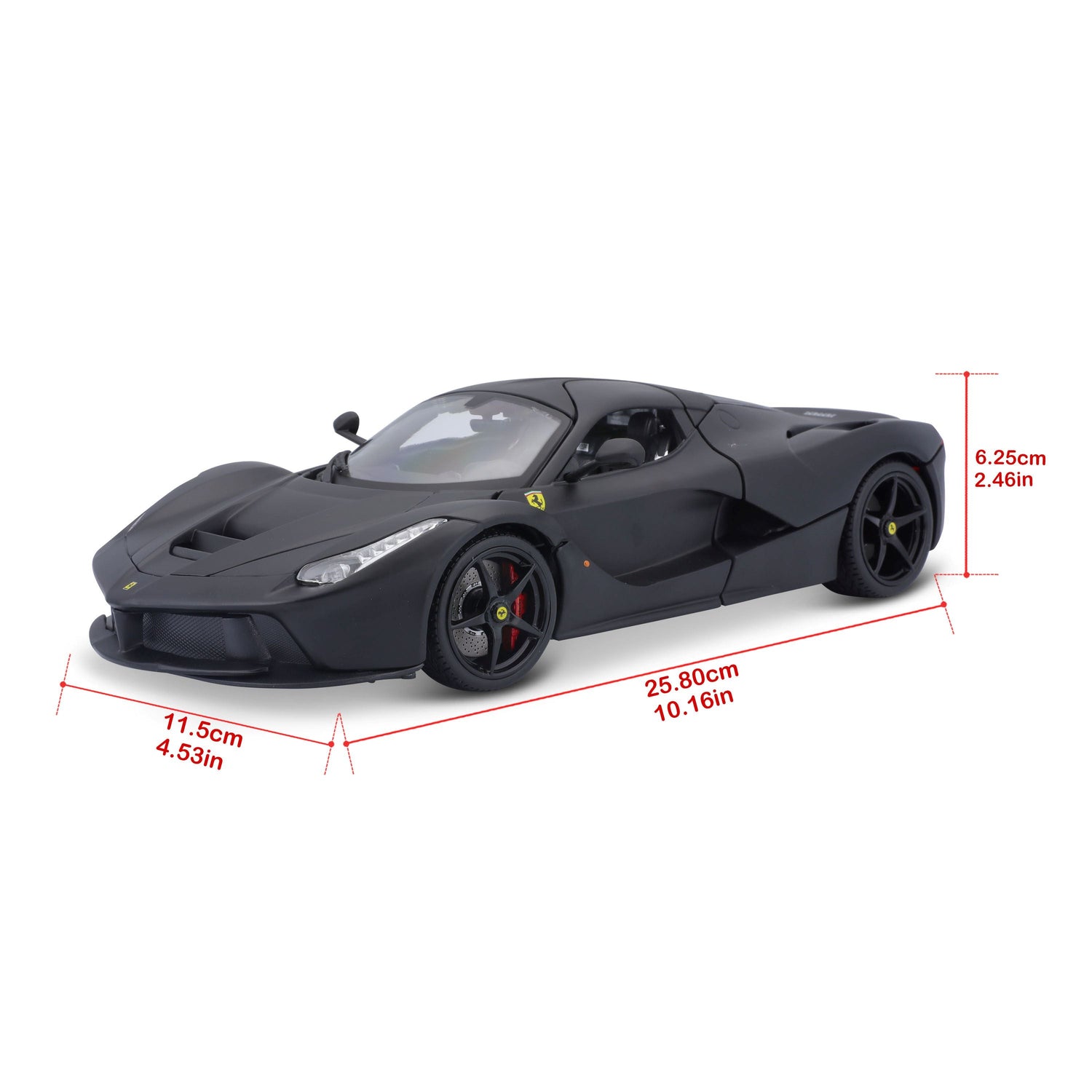 Bburago Ferrarin allekirjoitus Laferrari Black 1:18