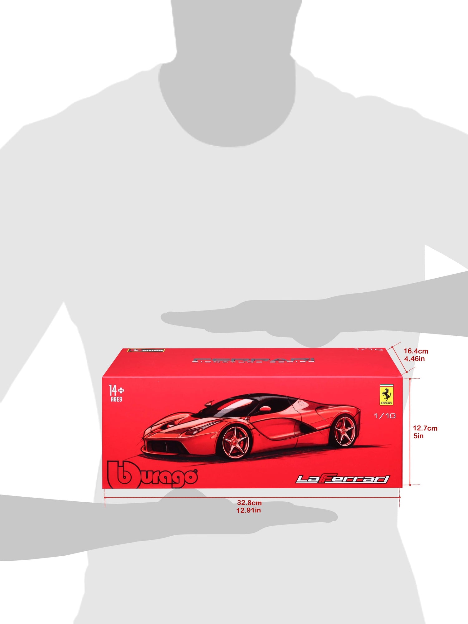 Burago Ferrari Firma LaFerrari Black 1:18