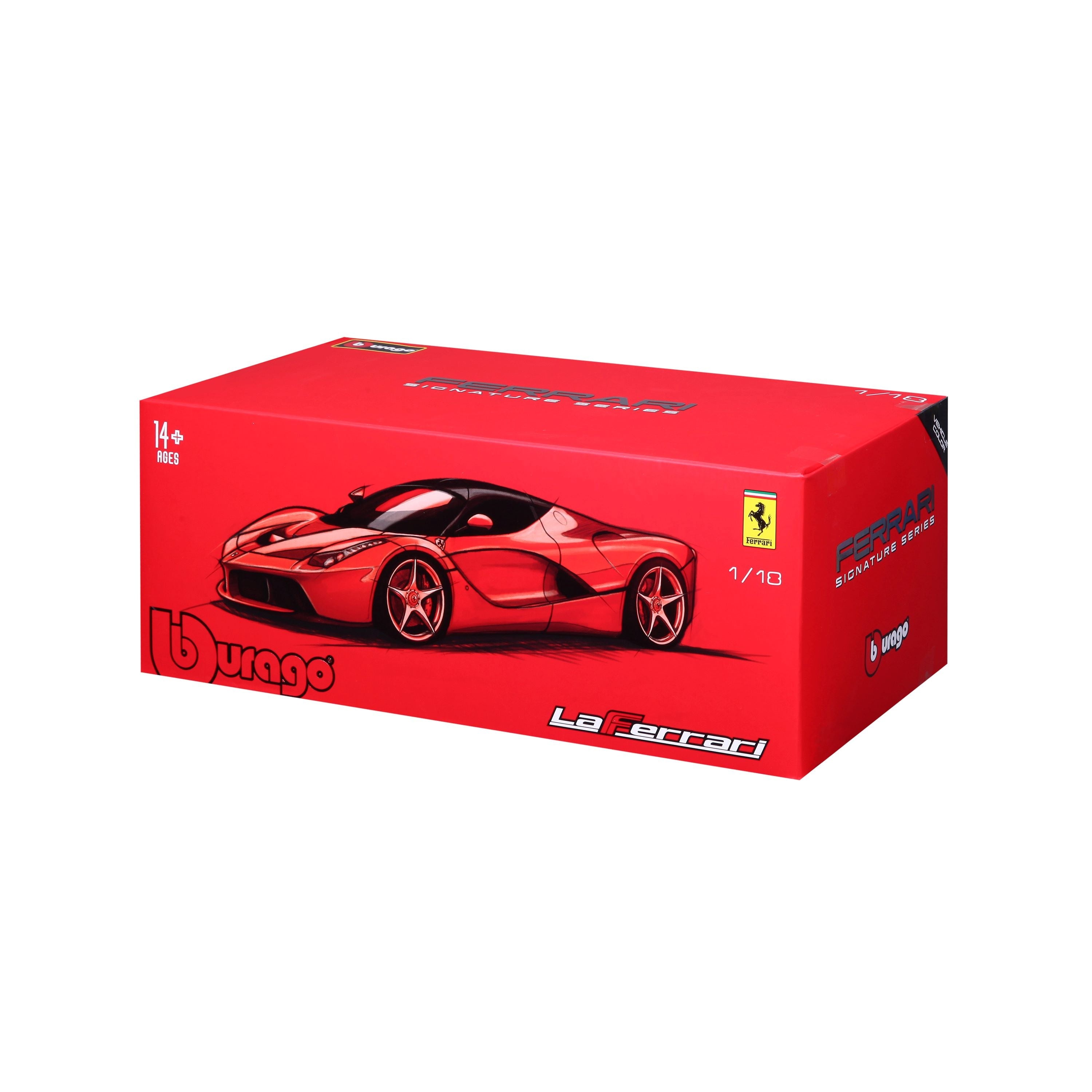 Bburago Ferrarin allekirjoitus Laferrari Black 1:18