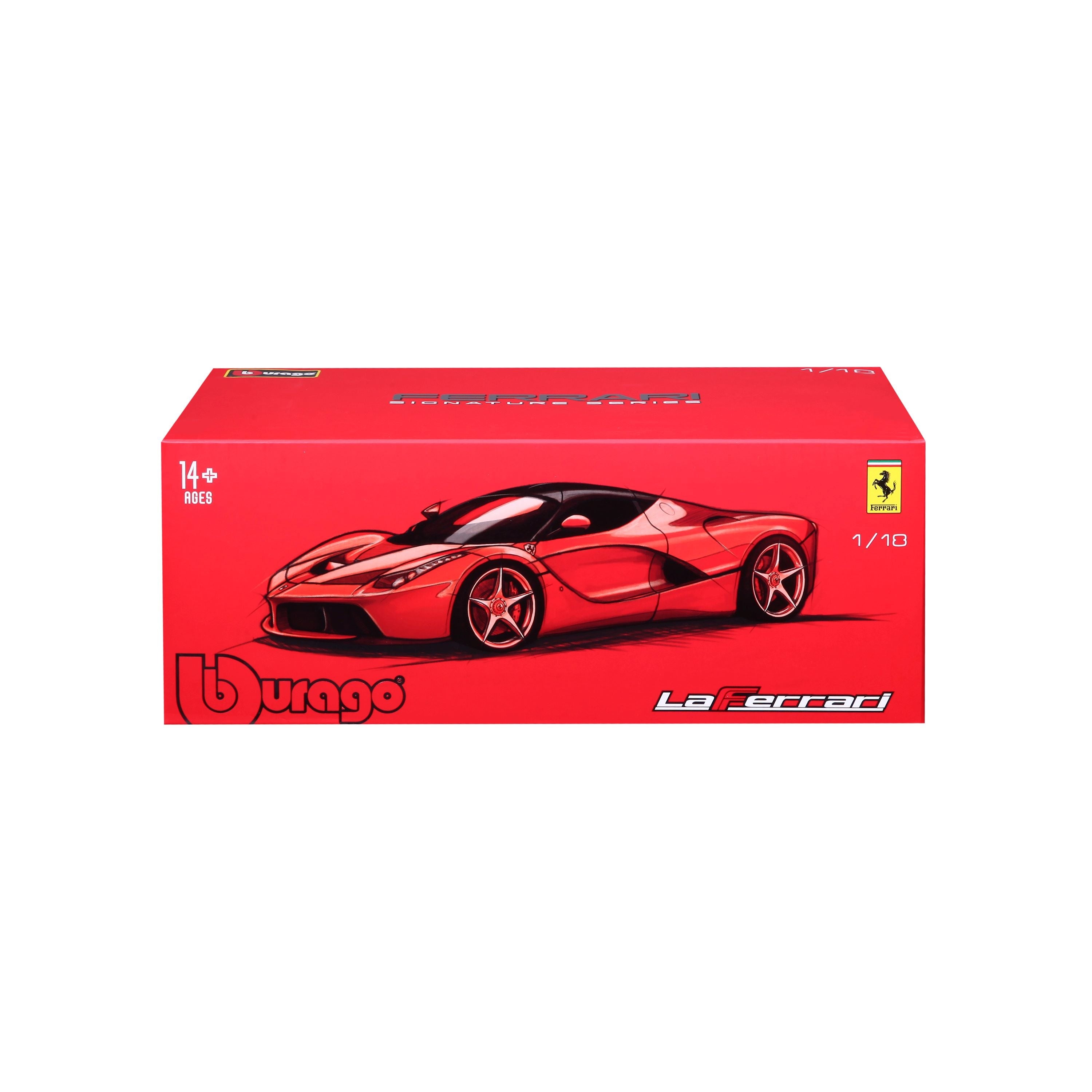 Bburago Ferrarin allekirjoitus Laferrari Black 1:18