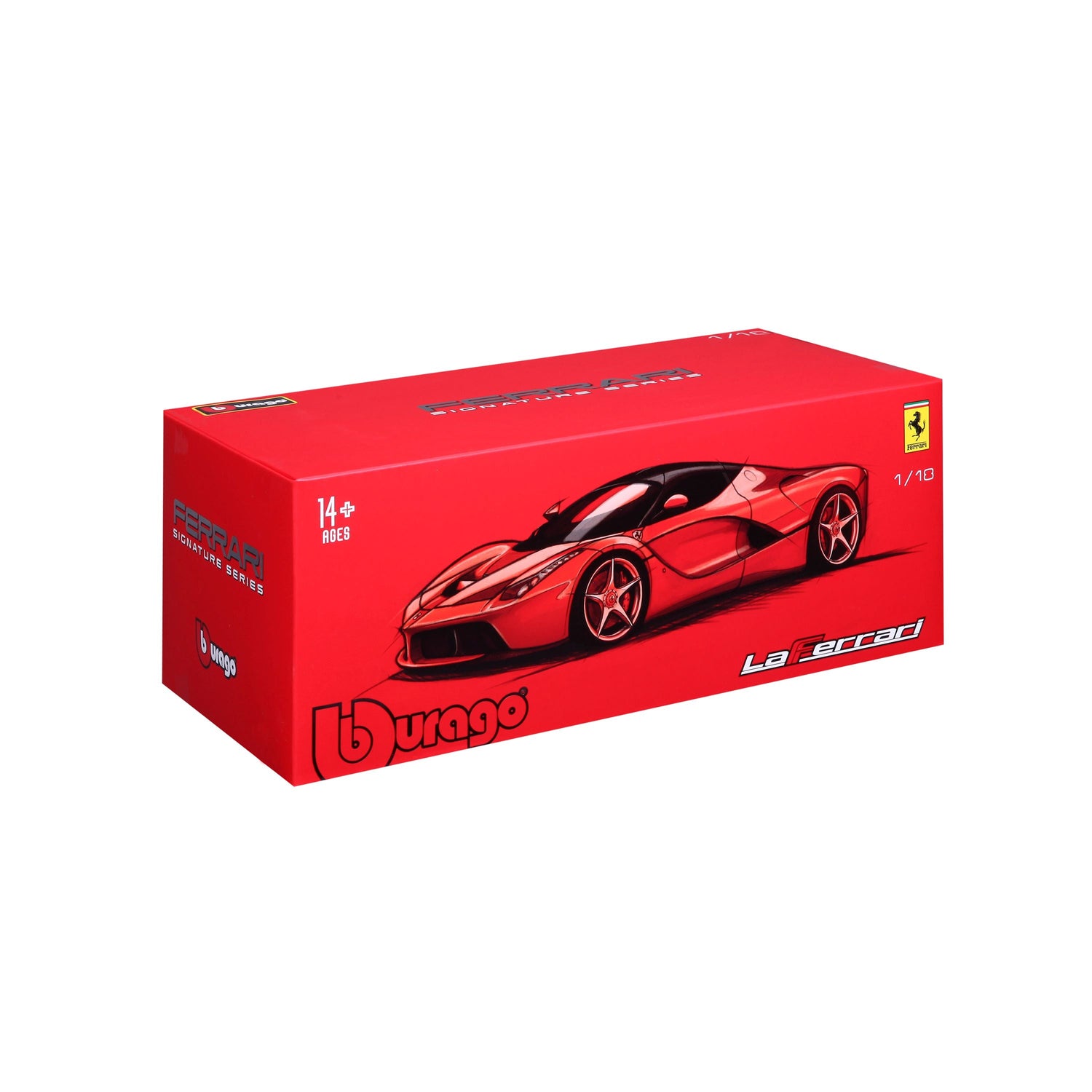 Bburago Ferrarin allekirjoitus Laferrari Black 1:18