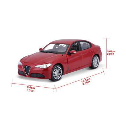 Bburago Alfa Romeo Giulia Red 2016 1:24