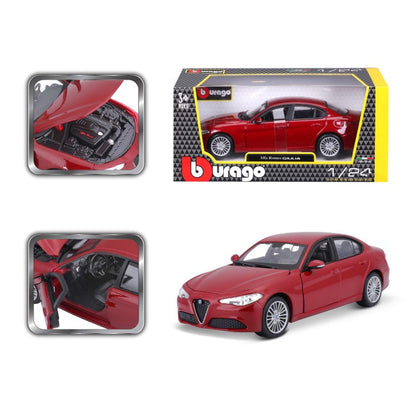 Bburago Alfa Romeo Giulia Red 2016 1:24