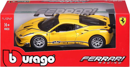 Bburago Ferrari Racing - Ferrari 488 Challenge Yellow 1:24