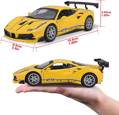 Bburago Ferrari Racing - Ferrari 488 Challenge Yellow 1:24