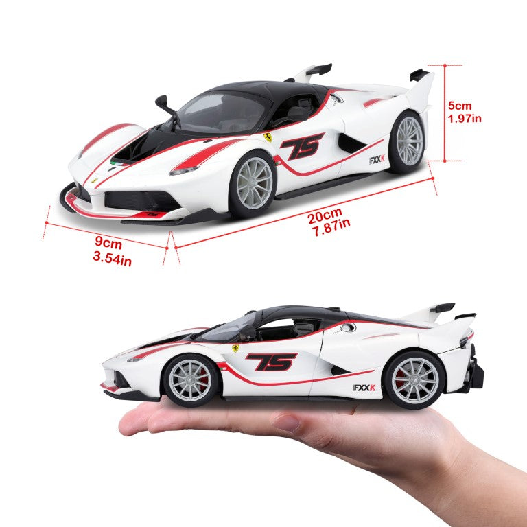 Bburago Ferrari Racing - Ferrari FXX K White 1:24