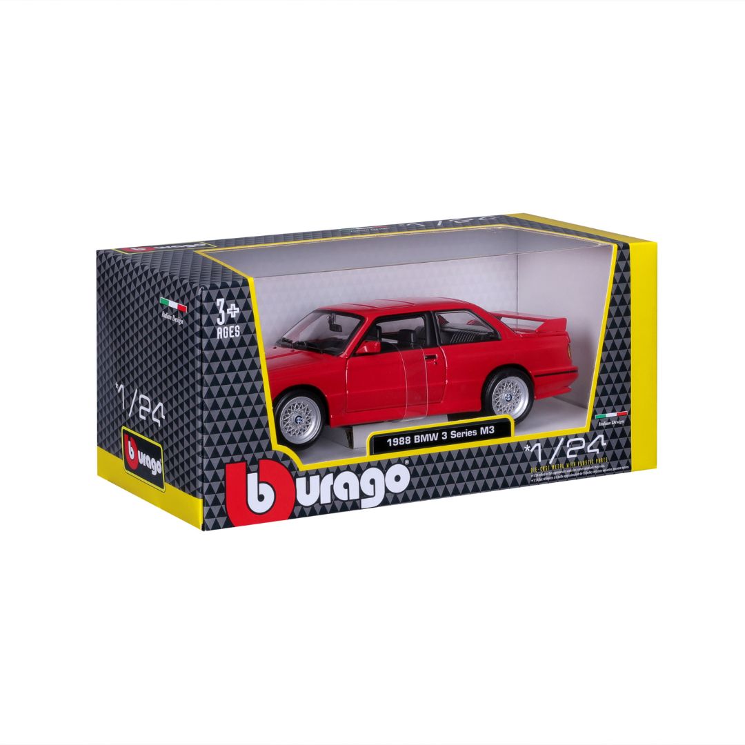 Bburago BMW M3 e30 (1988) Red 1:24