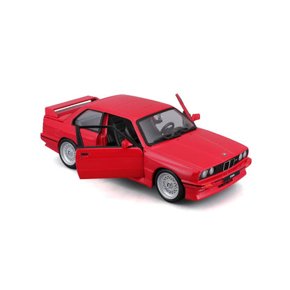 Bburago BMW M3 e30 (1988) Red 1:24