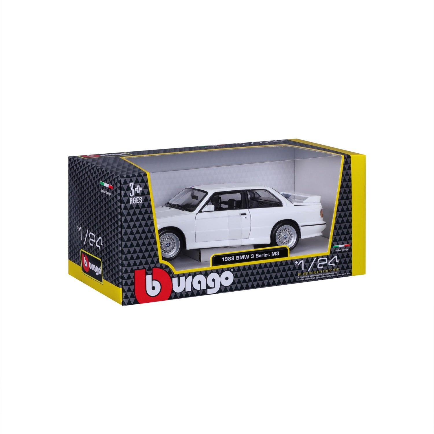 Bburago BMW M3 e30 (1988) White 1:24