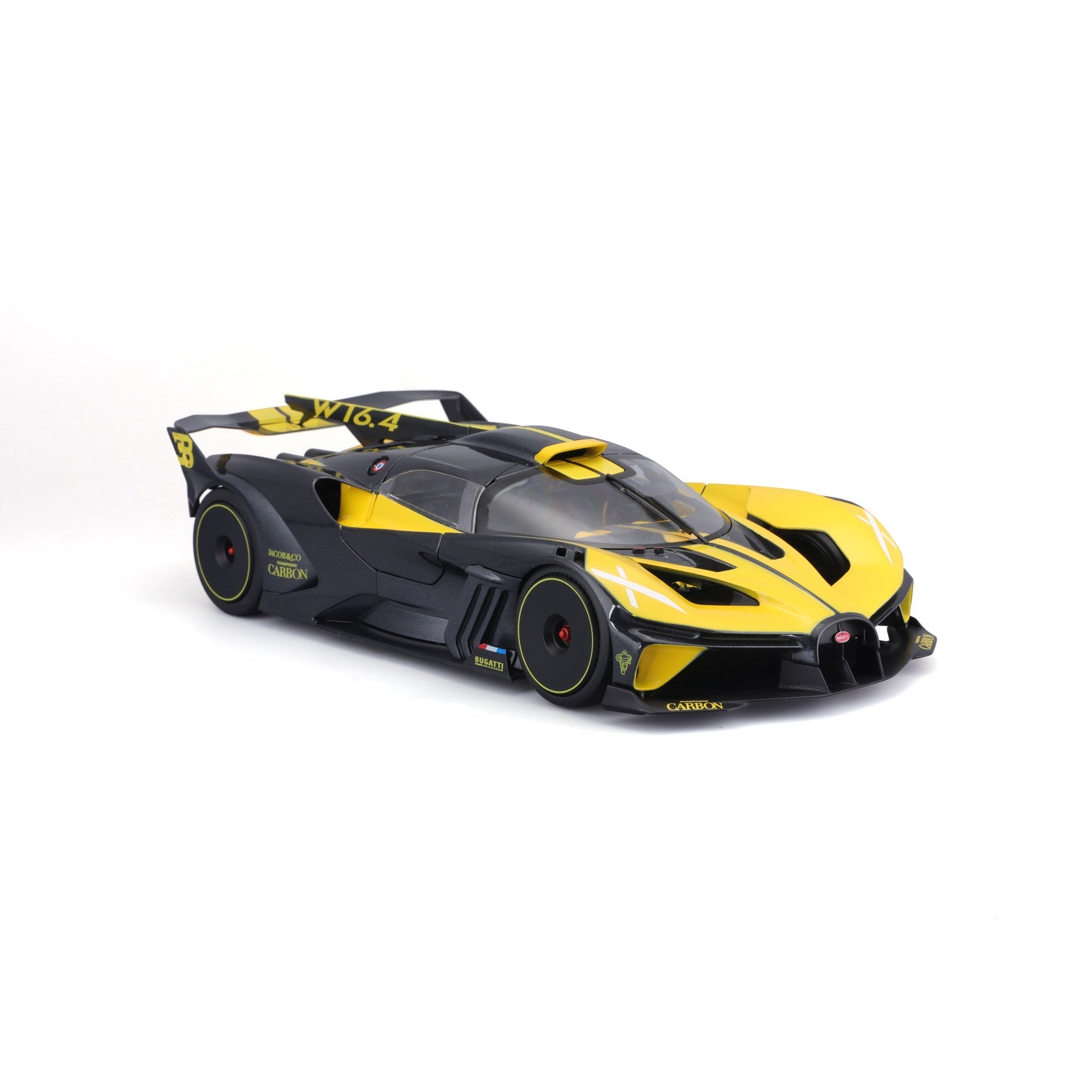 Bugatti Bolide Bburago Noir-Jaune 1:18