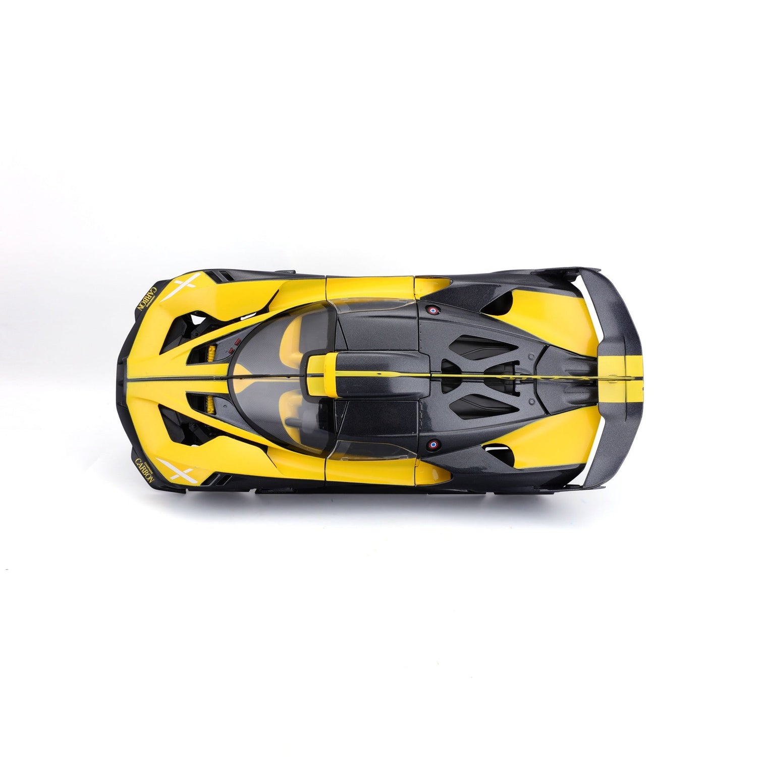 Bburago Bugatti Bolide Black-amarillo 1:18