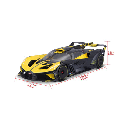 Bburago Bugatti Bolide Black-amarillo 1:18