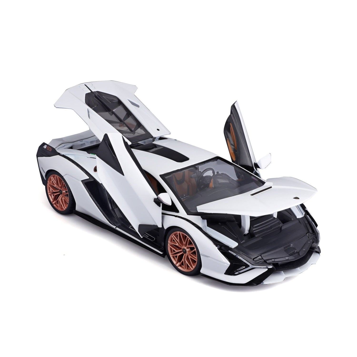 Bburago Lamborghini Sian FKP 37 Weiß 1:18