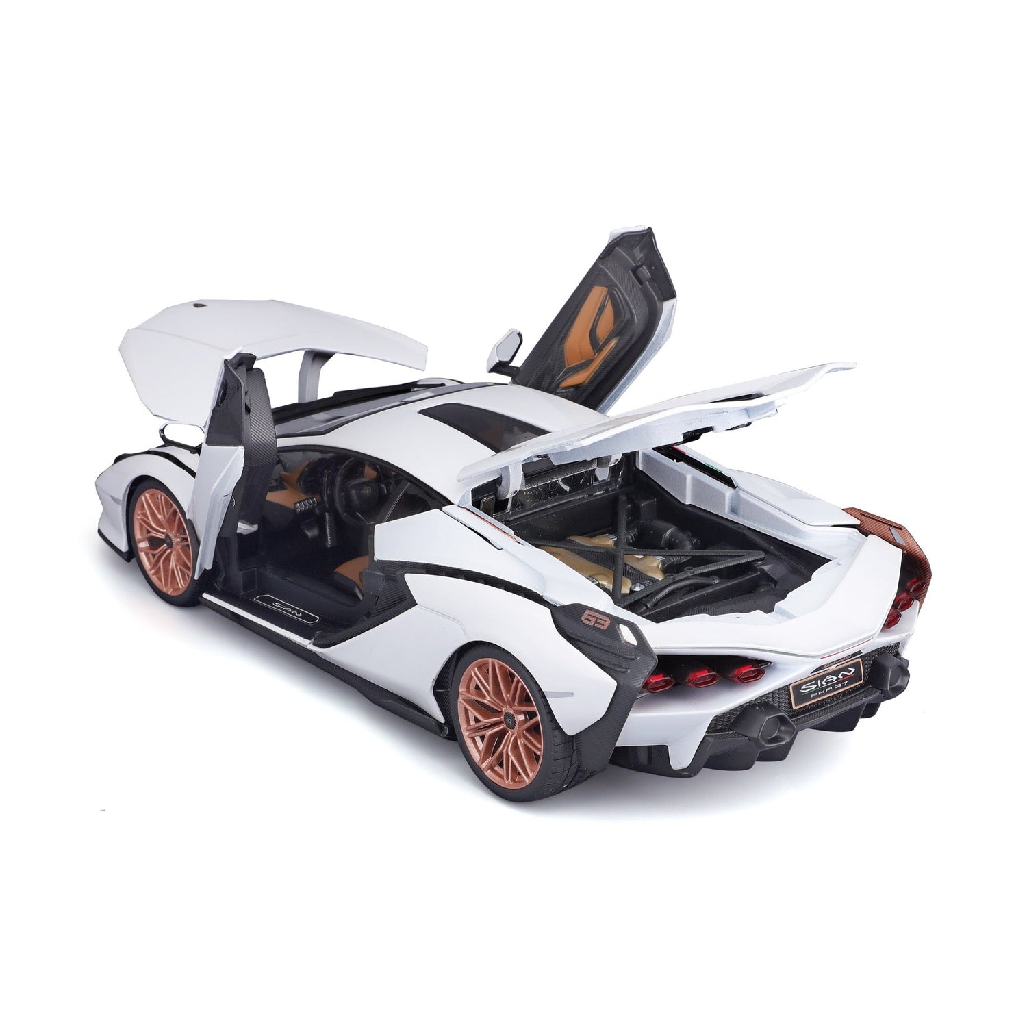 Bburago Lamborghini Sian FKP 37 Blanc 1:18