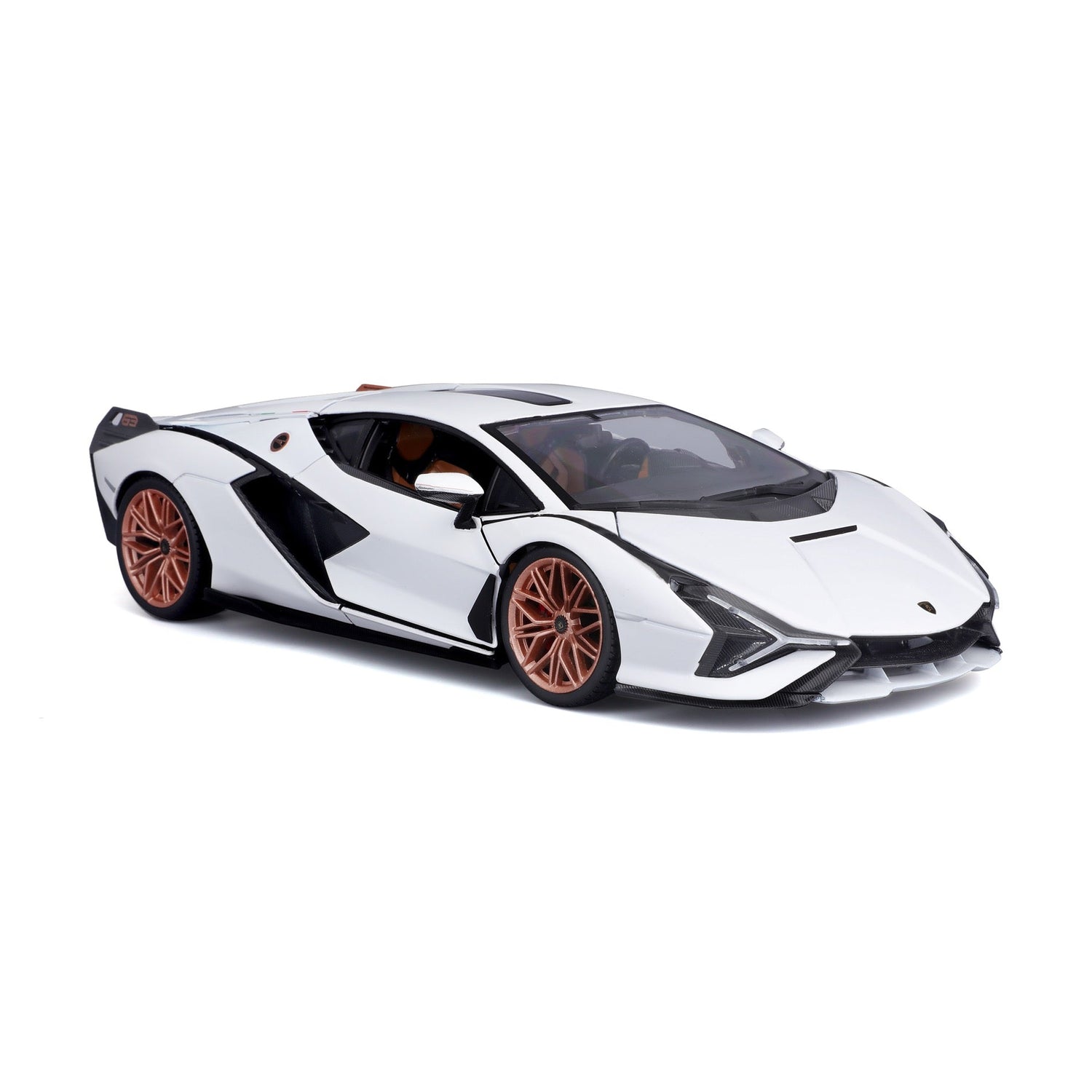 Bburago Lamborghini Sian FKP 37 Valkoinen 1:18