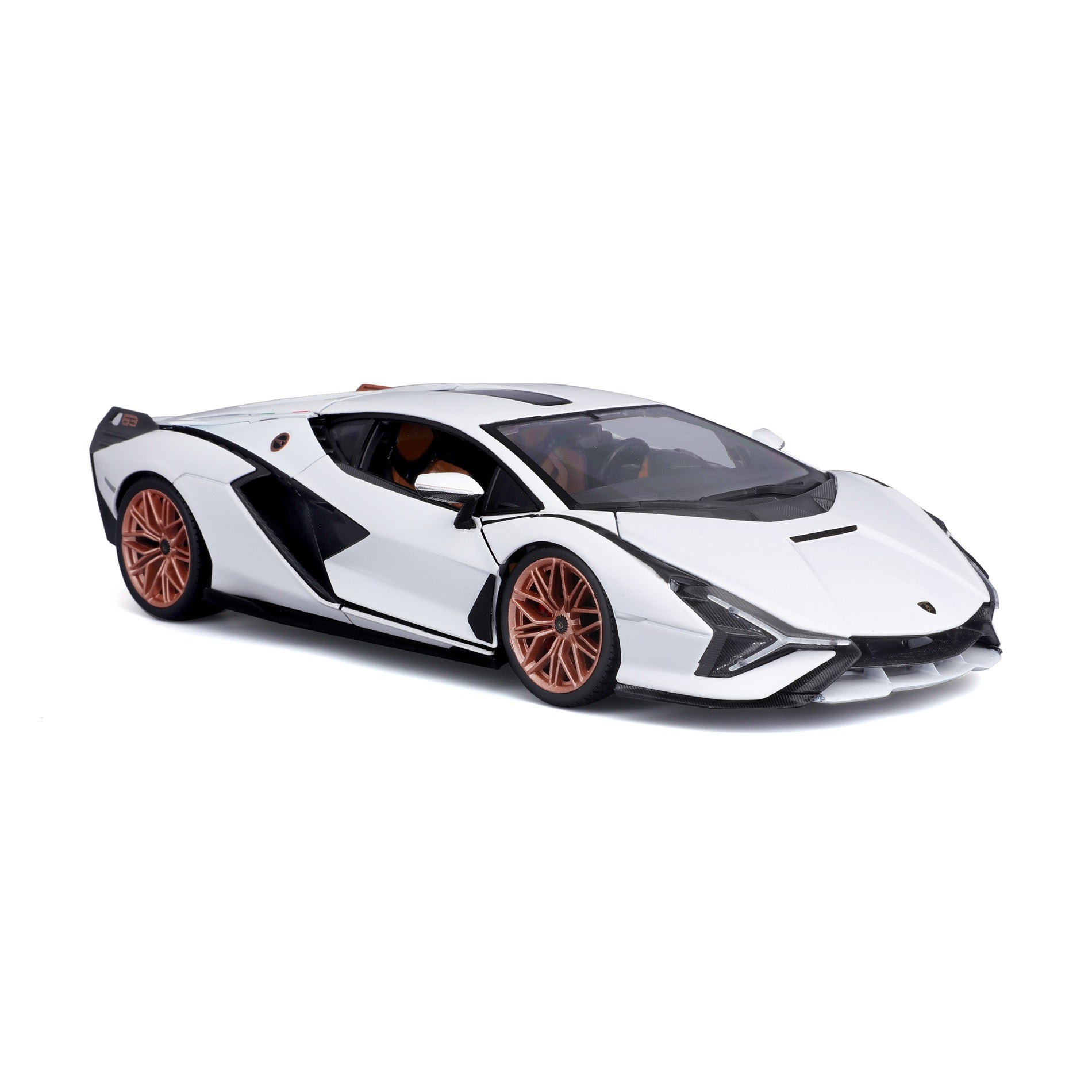 Burago Lamborghini Sian FKP 37 White 1:18