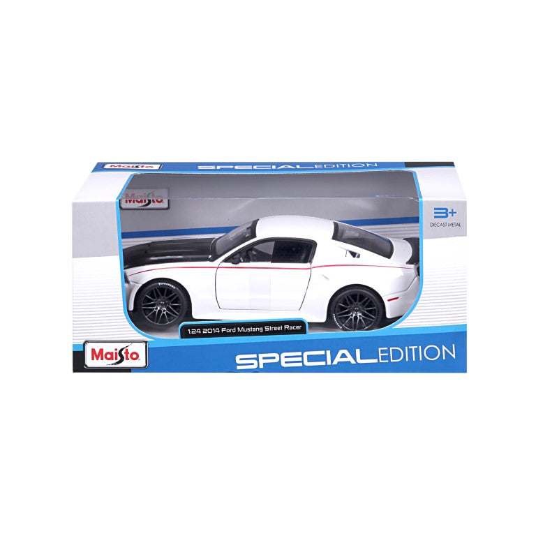 Bburago Maisto 2014 Ford Mustang Street Racer White 1:24