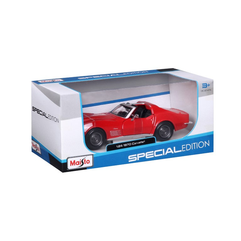 Bburago Maisto Chevrolet Corvette 1970 Red 1:24