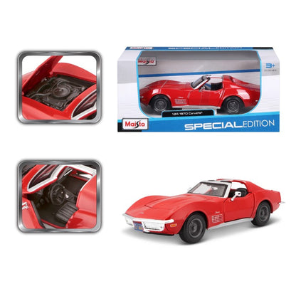 Bburago Maisto Chevrolet Corvette 1970 Red 1:24