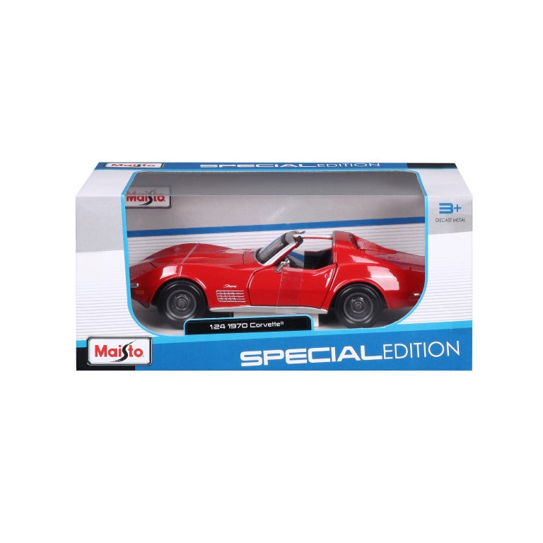 Bburago Maisto Chevrolet Corvette 1970 Red 1:24