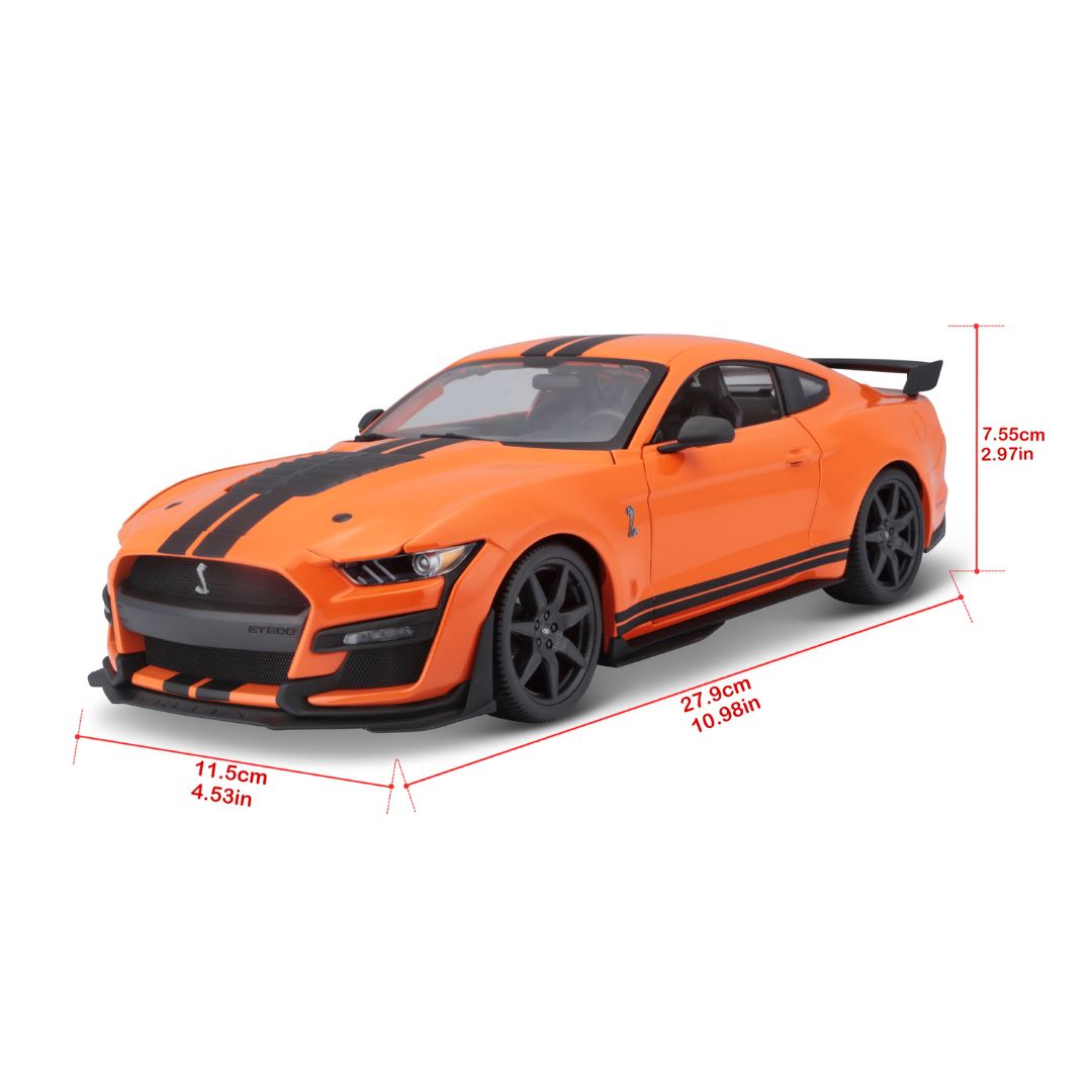 Bburago Maisto Ford Mustang Shelby GT500 2020 Oranssi 1:18