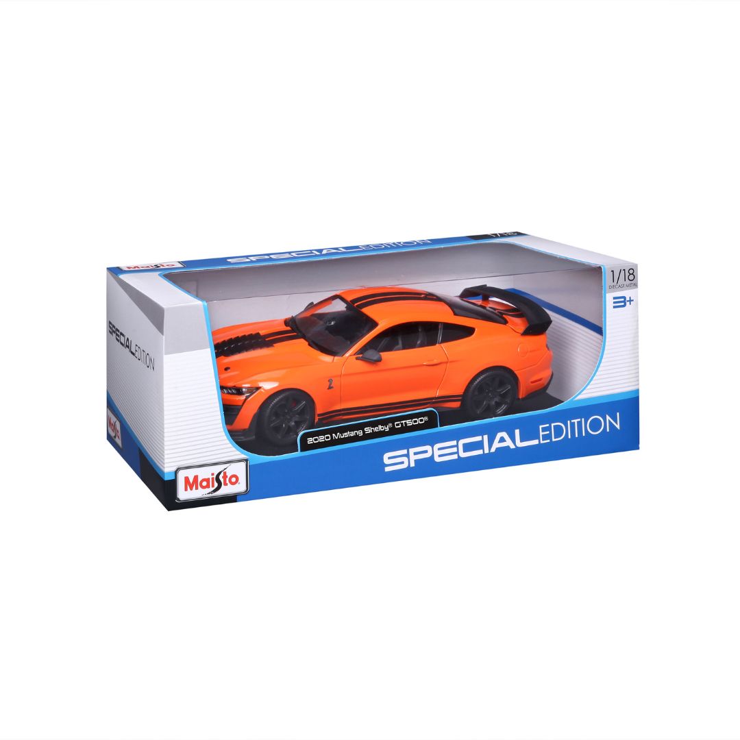 Bburago Maisto Ford Mustang Shelby GT500 2020 Orange 1:18