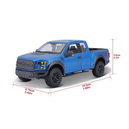 Bburago Maisto SE Trucks 2017 Ford F-150 Raptor Pick-Up Blue 1:24