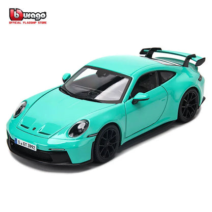 Bburago Porsche 911 GT3 1:24 Orange/Mint Green