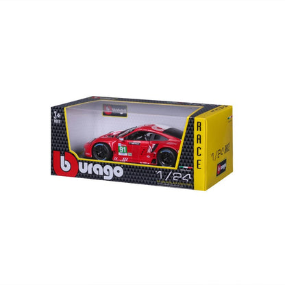 Bburago Porsche 911 RSR LM 2020 1:24 Red