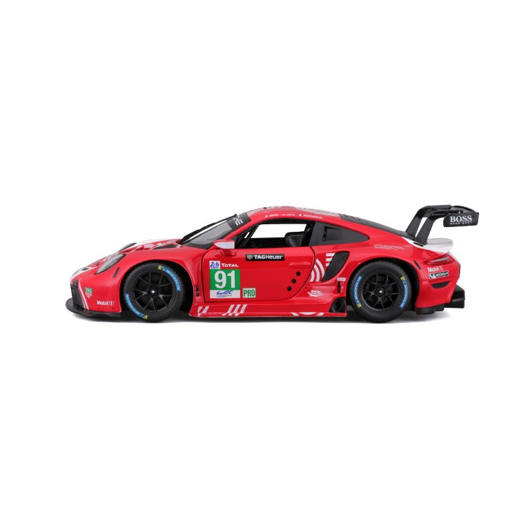 Bburago Porsche 911 RSR LM 2020 1:24 Red