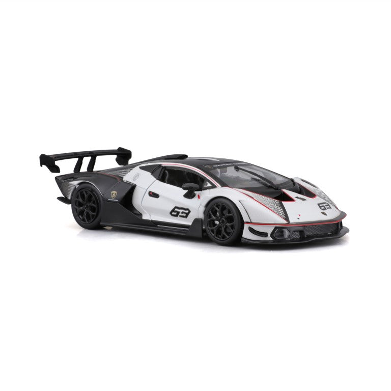 Bburago Racing - Lamborghini Essenza SCV12 White/Black 1:24