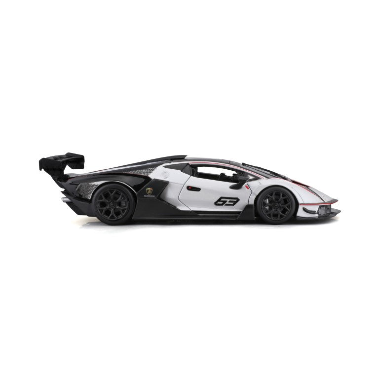 Bburago Racing - Lamborghini Essenza SCV12 White/Black 1:24