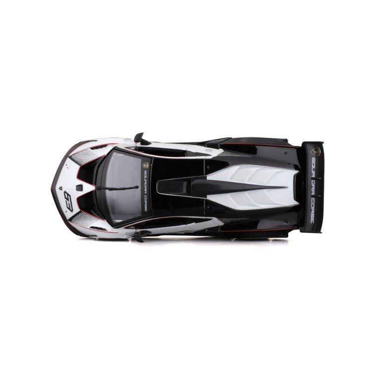 Bburago Racing - Lamborghini Essenza SCV12 White/Black 1:24