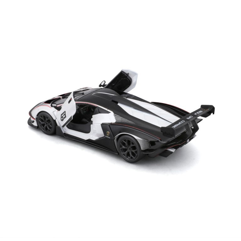 Bburago Racing - Lamborghini Essenza SCV12 White/Black 1:24