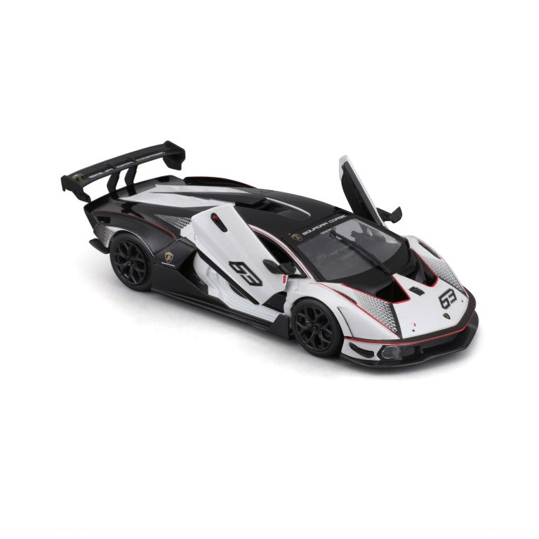 Bburago Racing - Lamborghini Essenza SCV12 White/Black 1:24