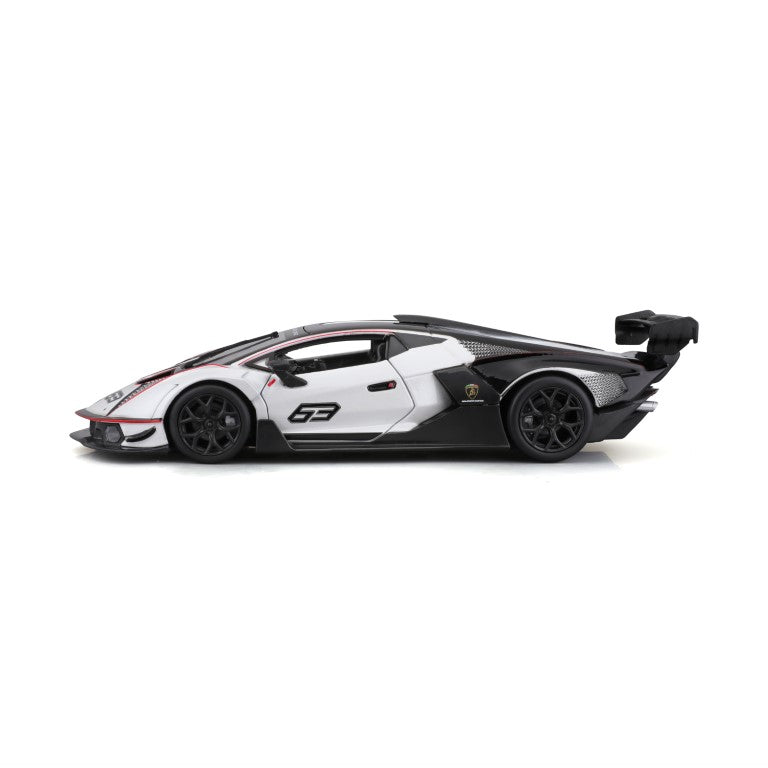 Bburago Racing - Lamborghini Essenza SCV12 White/Black 1:24