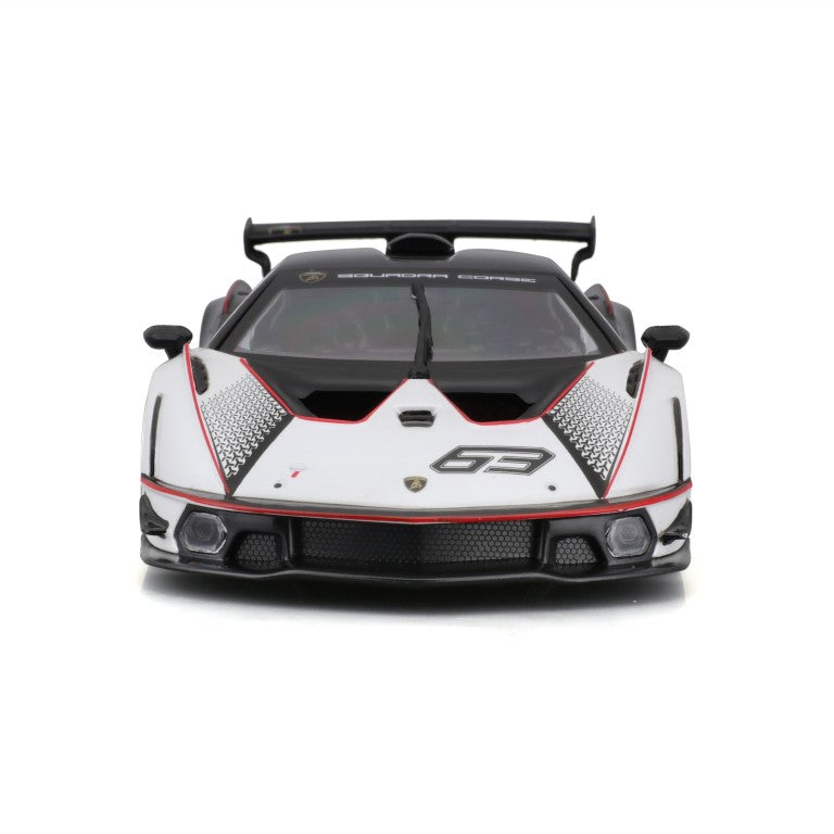 Bburago Racing - Lamborghini Essenza SCV12 White/Black 1:24