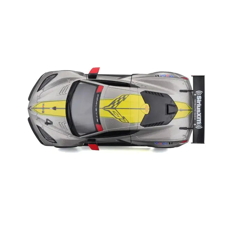 Bburago Chevrolet Corvette C8R Racing 1:24 Yellow/Grey