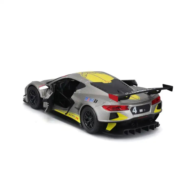 Bburago Chevrolet Corvette C8R Racing 1:24 Yellow/Grey