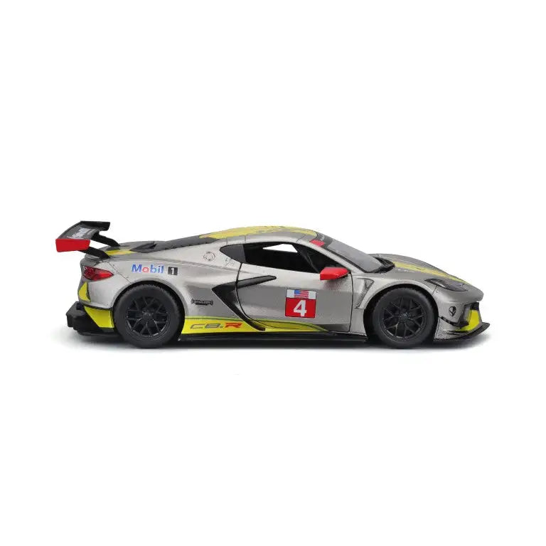 Bburago Chevrolet Corvette C8R Racing 1:24 Yellow/Grey