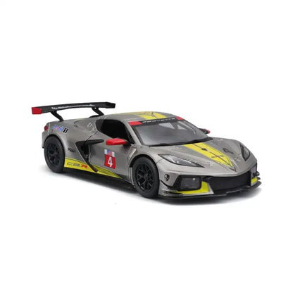 Bburago Chevrolet Corvette C8R Racing 1:24 Yellow/Grey