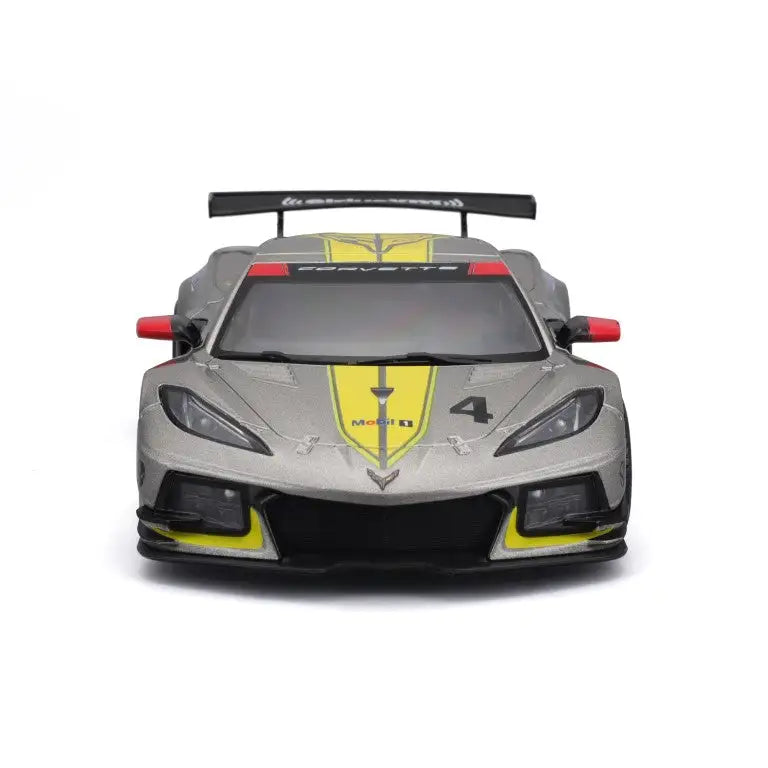 Bburago Chevrolet Corvette C8R Racing 1:24 Yellow/Grey