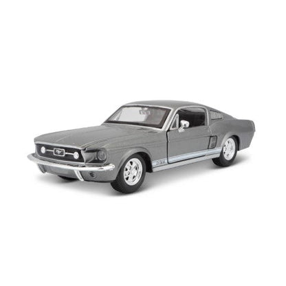 Bburago Maisto 1967 Ford Mustang GT Metallic Grey 1:24