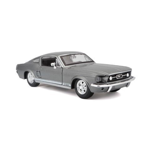 Bburago Maisto 1967 Ford Mustang GT Metallic Grey 1:24