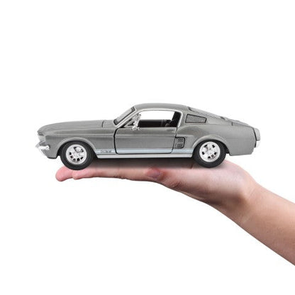 Bburago Maisto 1967 Ford Mustang GT Metallic Grey 1:24