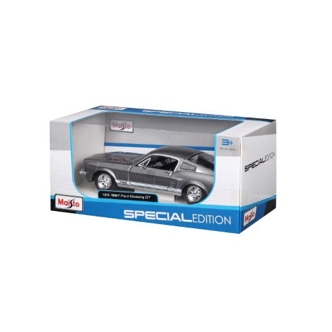 Bburago Maisto 1967 Ford Mustang GT Metallic Grey 1:24