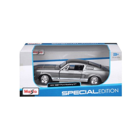 Bburago Maisto 1967 Ford Mustang GT Metallic Grey 1:24