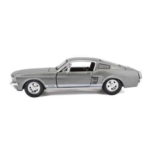 Bburago Maisto 1967 Ford Mustang GT Metallic Grey 1:24